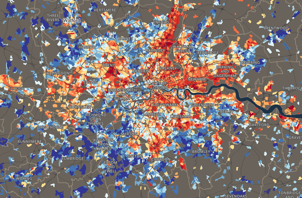 deprivation map